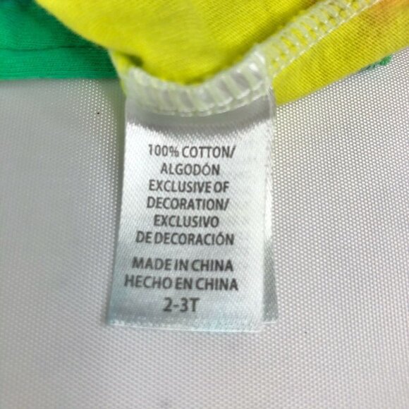 Tie-Dye Toddler Girls Tank Top 2-3T with Bow 100% Cotton Multicolor - Picture 5 of 5